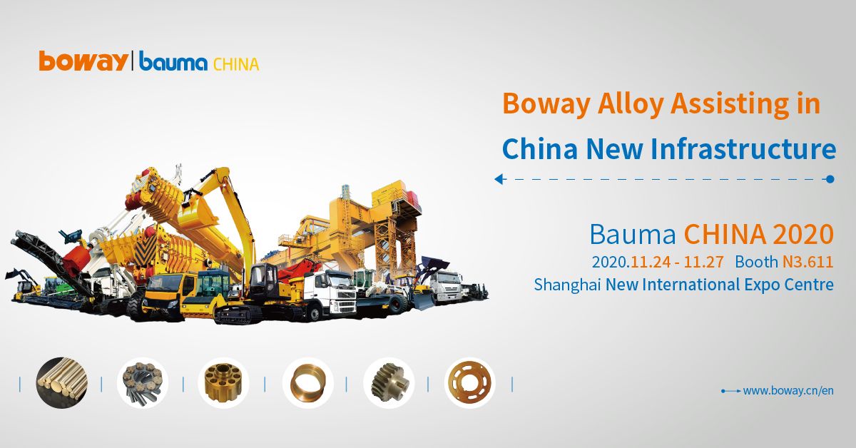 Bauma China 2020: Boway Alloy Assisting in China New Infrastructure